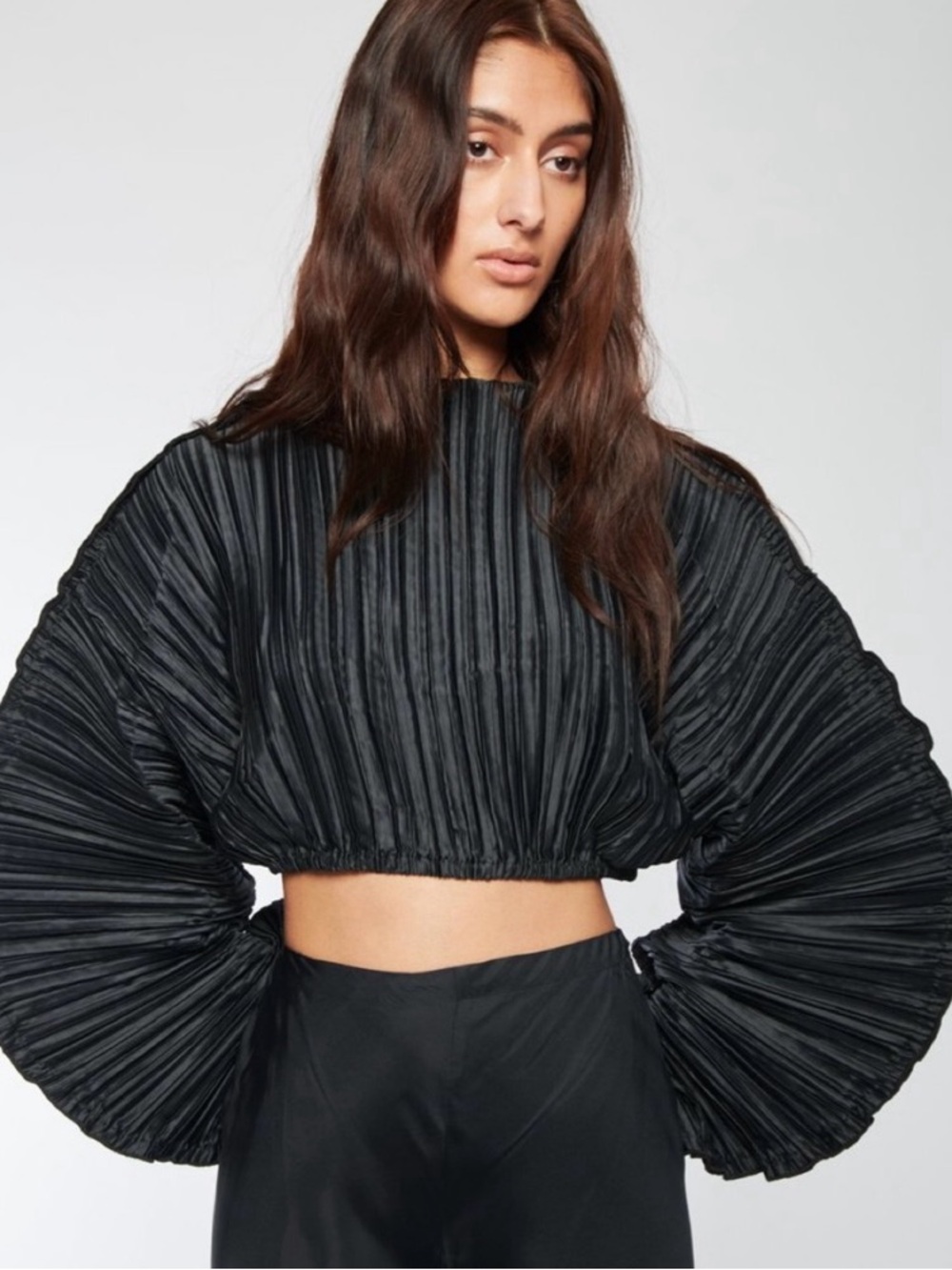 Cult Gaia pleated Mala Top